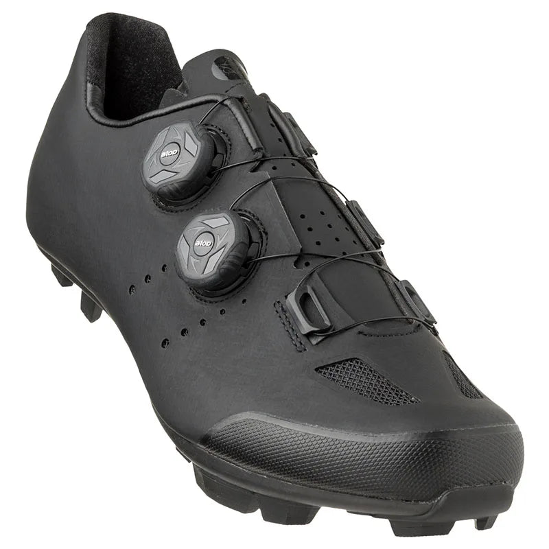 AGU Scarpe MTB M810 Unisex Nero - Suola in Carbonio e Chiusura Atop
