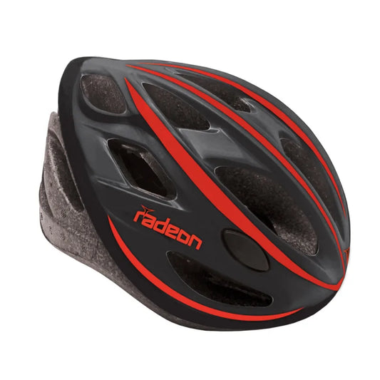 MVTEK Casco RADEON Nero/Rosso - Taglia Unica (58/61cm)