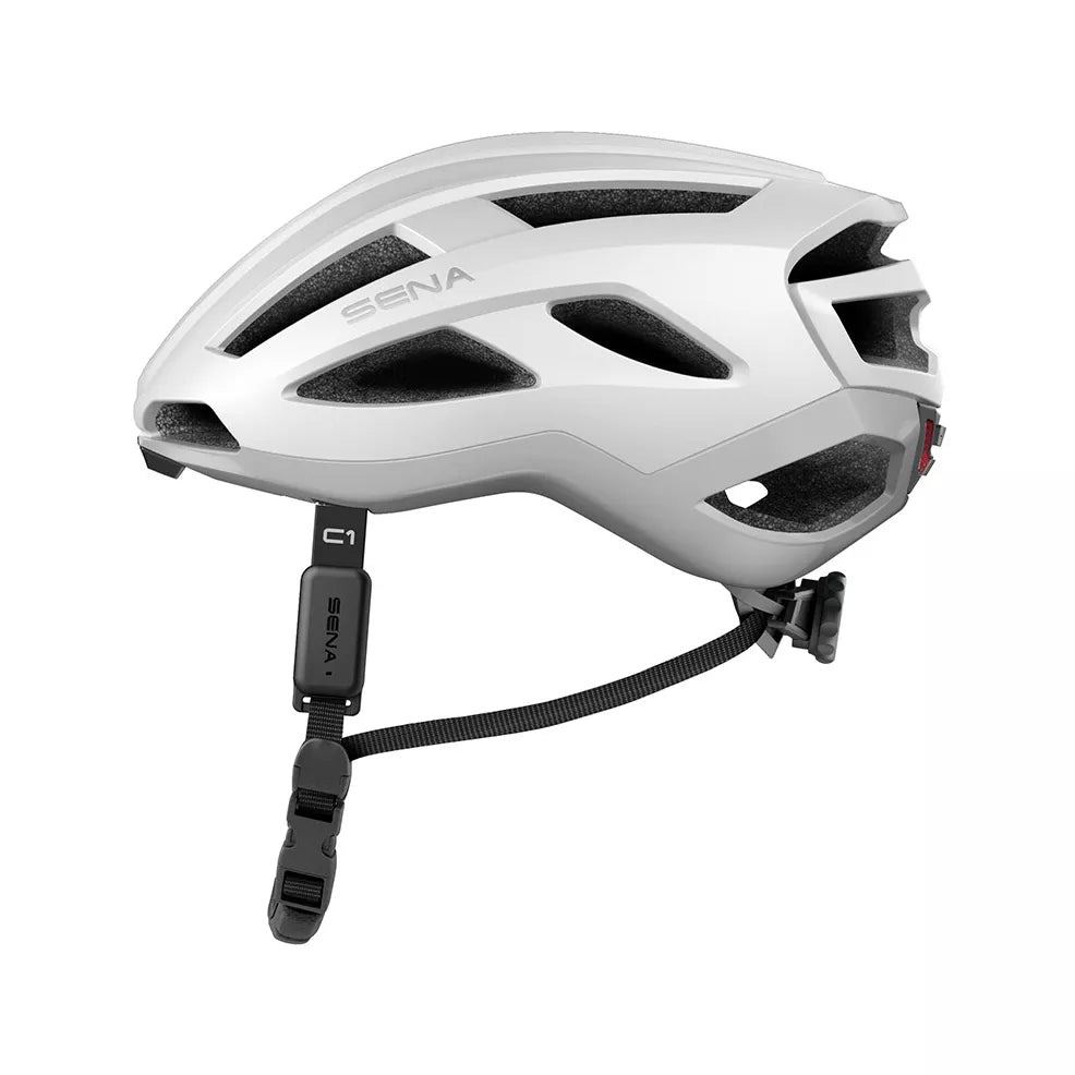 CASCO SENA BICI C1 SMART BIANCO OPACO