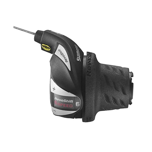SHIMANO Comando Cambio REVOSHIFT 6V Destro Nero/Argento