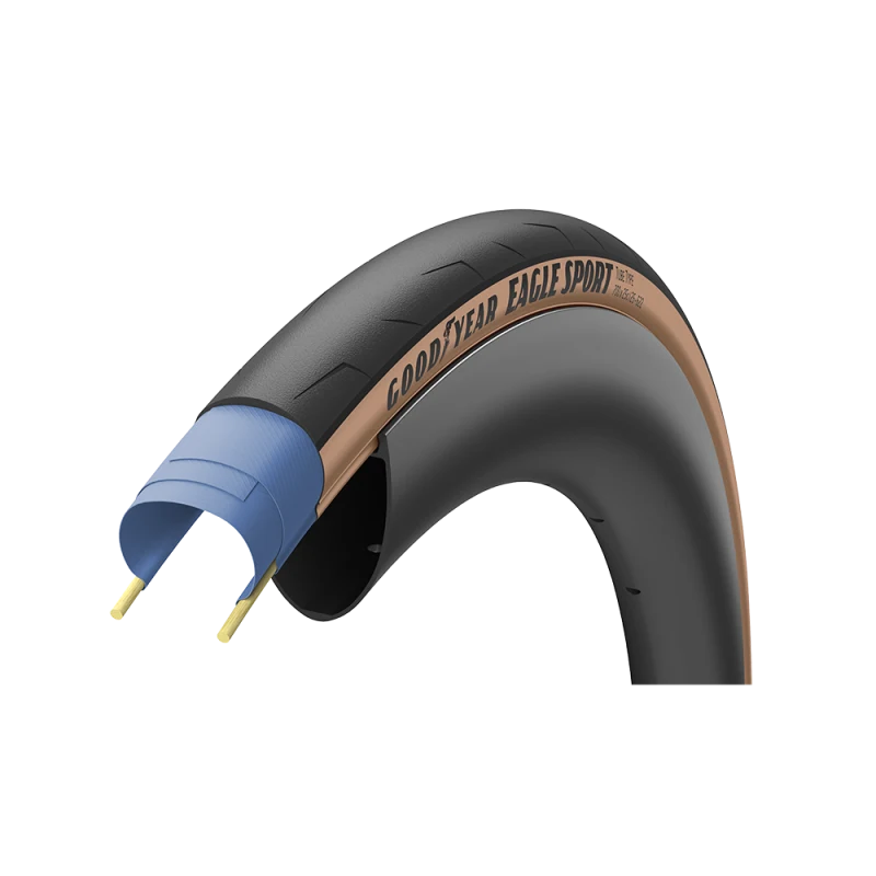 GOODYEAR Copertura 700x28 EAGLE F1 Tube Type Pieghevole Nero/Para