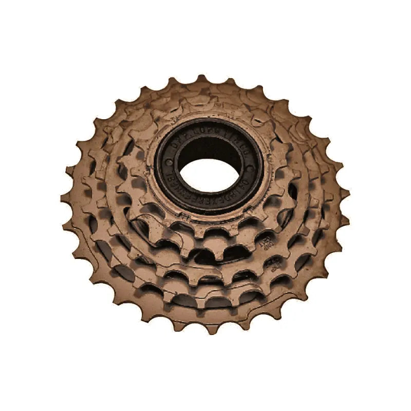 MVTEK Ruota Libera a Filetto 7V x 14/28 Denti Brunito