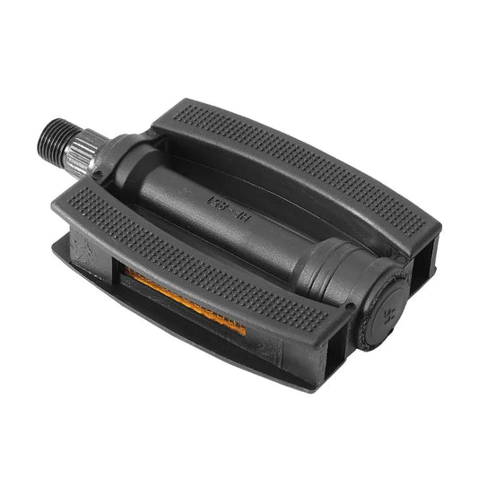 MVTEK Pedali OLANDA in Nylon con Catadiottri Nero - Perno su Sfere (OEM)