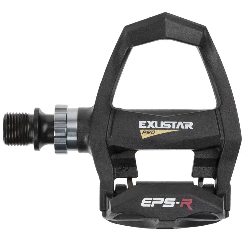 EXUSTAR Pedali CORSA E-PR200 in Termoplastica Nero (OEM) in CR-Mo 86x99mm