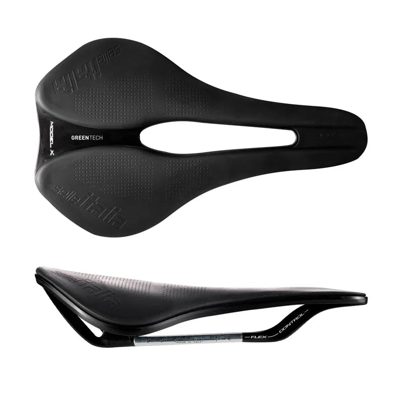 SELLE ITALIA Sella 145x245mm MODEL X GREEN (L3) Superflow Nero - 299gr