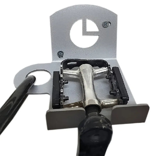 MVTEK Gancio Reggiciclo a Muro 30kg Attacco al Pedale e Foro per Lucchetto