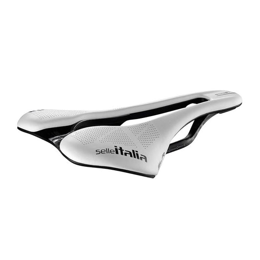 SELLE ITALIA Sella 145x248mm SLR BOOST (L3) Superflow KIT Carbonio Bianco - 129gr