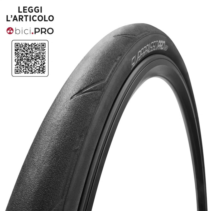 VREDESTEIN Copertura 700x25 SUPERPASSO PRO Tubeless Ready Pieghevole Nero