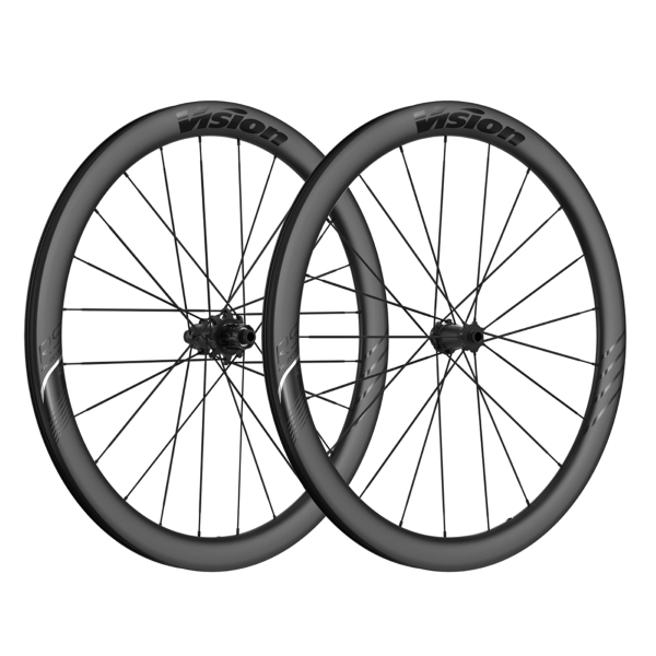 VISION COPPIA RUOTE METRON45 RS CARBON C23 TUBELESS READY DISC 28"/700C B5 - SH11/HG, CENTER LOCK