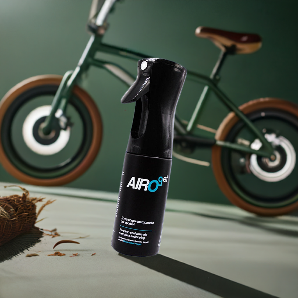 AIROGET Spray corpo energizzante per sportivi