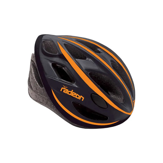 MVTEK Casco RADEON Nero/Arancio - Taglia Unica (58/61cm)