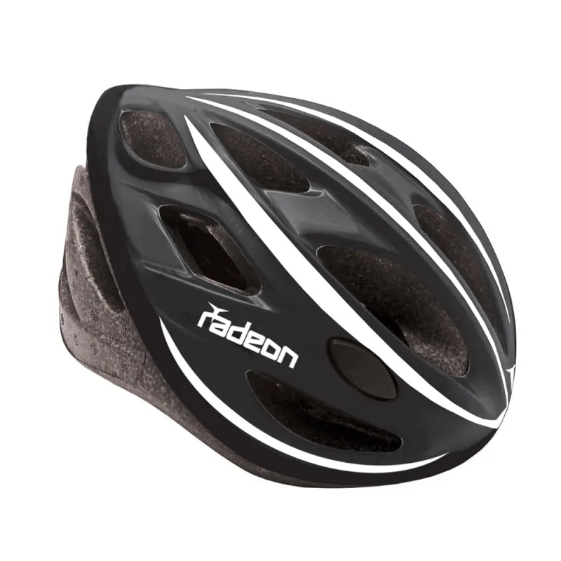 MVTEK Casco RADEON Nero/Bianco - Taglia Unica (58/61cm)