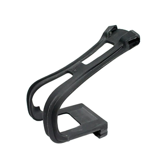 MVTEK Puntapiedi MTB Classico in Nylon Nero - Viti di Fissaggio Incluse