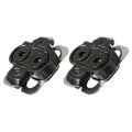 EXUSTAR  Tacchette E-C01F 8mm Compatibili SPD in Alluminio - Modello EASY +Viti