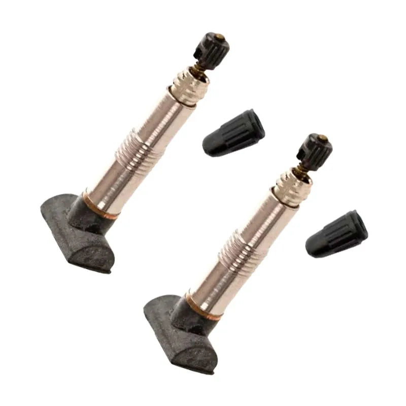 XON Valvole Tubeless PRESTA L40mm Base Smussata EASY FIT Ottone (Coppia)