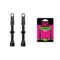 Valvole Tubeless DR.BIKE Lunghezza: 48mm Filettata in Alluminio Nero