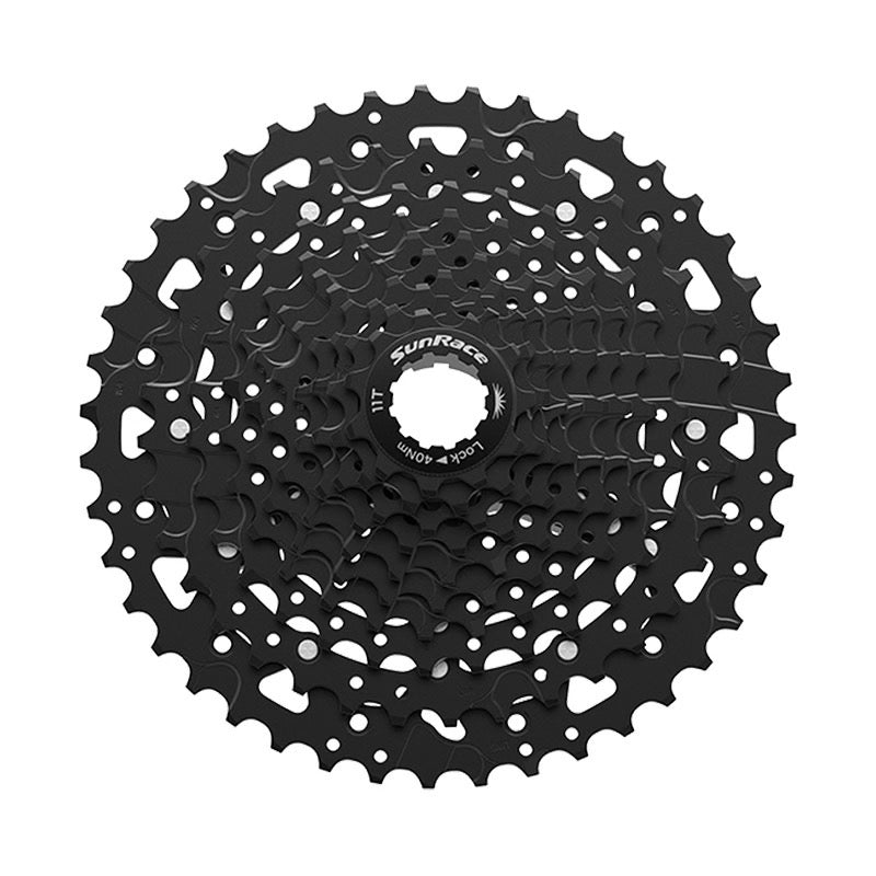 SUNRACE Cassetta U-SERIES 10V x 11/43 Denti Nero - Compatibile con Cues