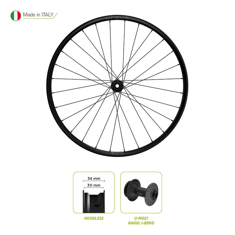 URSUS Ruota Posteriore 29"x25mm PURA M25 TLR - CORPETTO NON INCLUSO