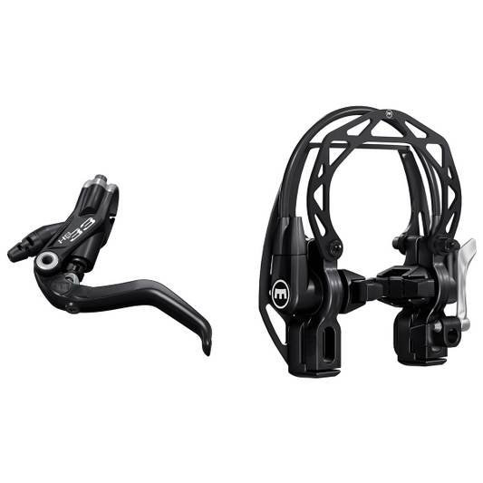 MAGURA KIT FRENO HS33 R - LEVA 2 DITA, NERO