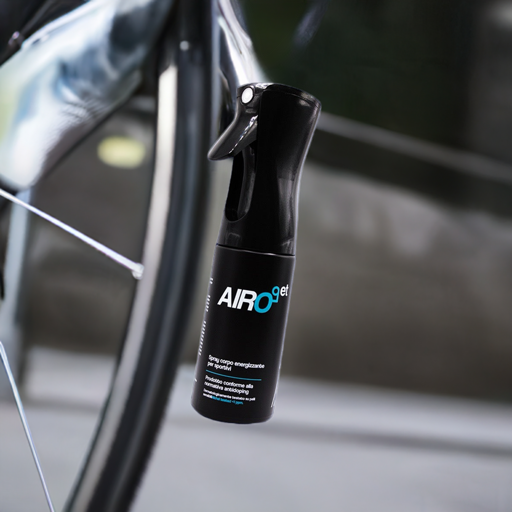 AIROGET Spray corpo energizzante per sportivi